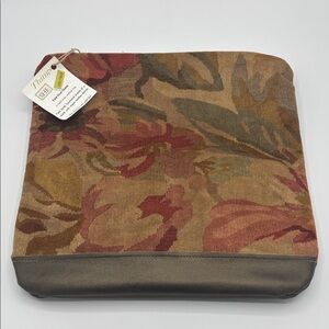 NWT Handmade UpCycled Floral Tapestry Pouch by Things She Carried